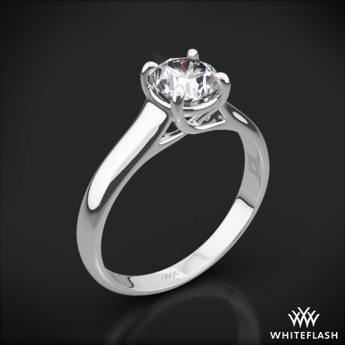 XProng Trellis Solitaire Engagement Ring 764