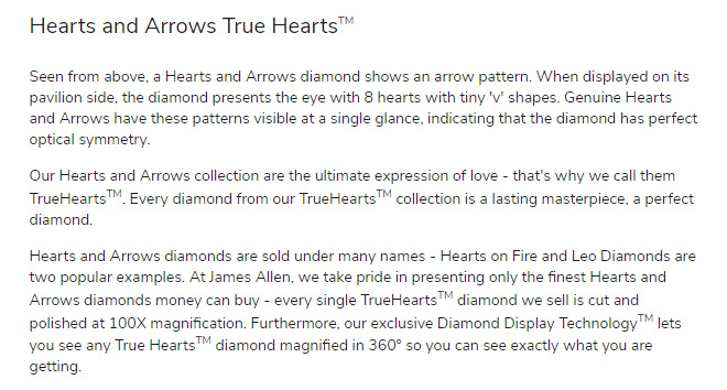 James Allen True Hearts Description