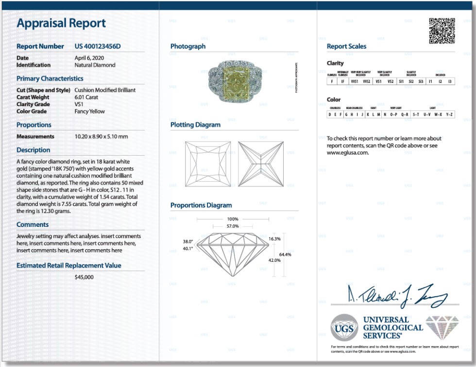 UGS Appraisal Report