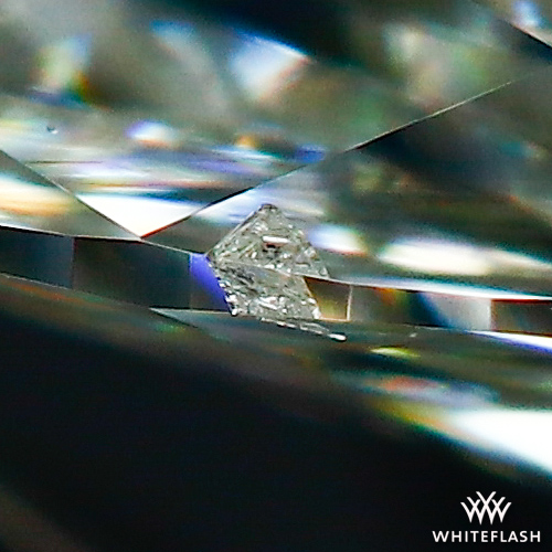 Diamond Indented Natural Inclusion