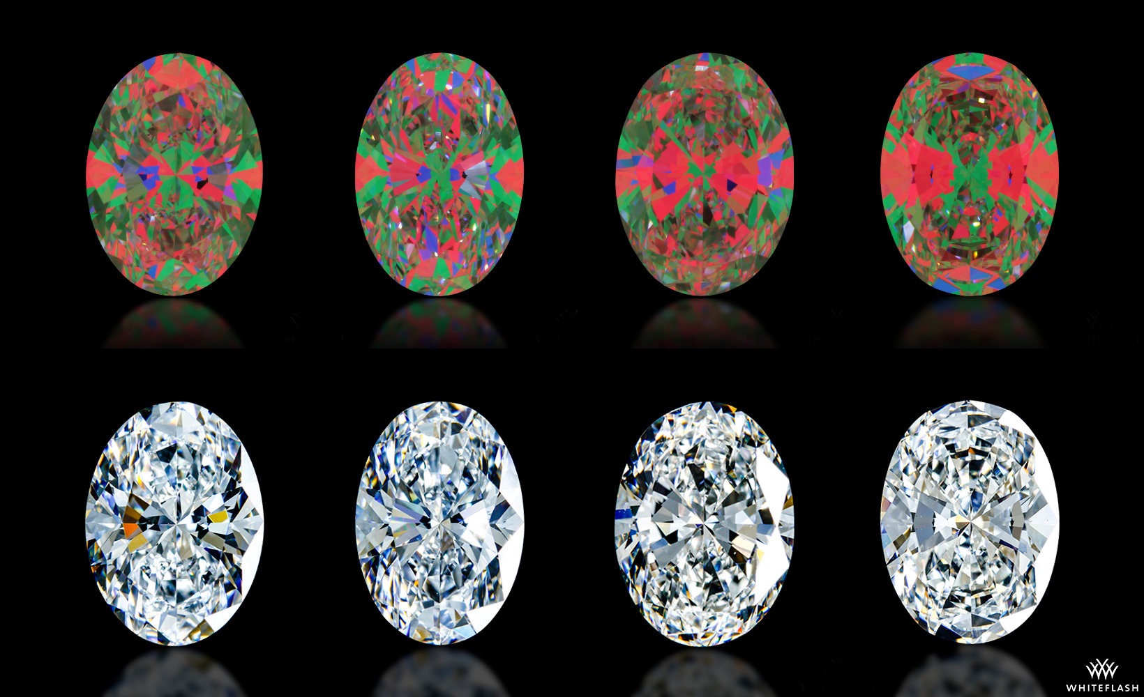 Oval Cut Diamonds Various ASET images