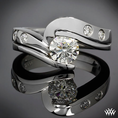 Tension Engagement Ring Setting