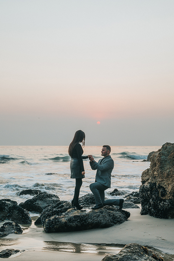 Proposal at the beach