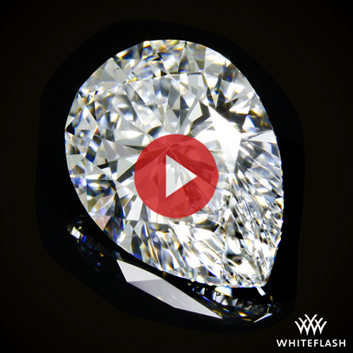 0.74 ct F VS1 Pear Cut Loose Diamond