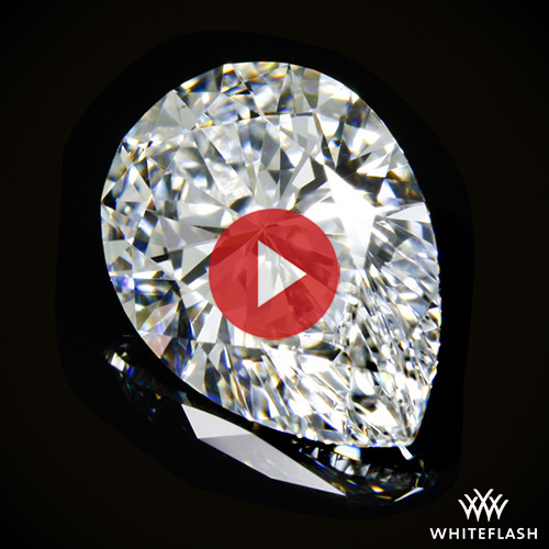 2.00 ct E VS1 Pear Cut Lab Grown Diamond