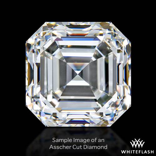 0.70 ct F VS1 Asscher  diamond
