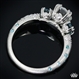 3 Stone "Petite Champagne" Diamond Engagement Ring