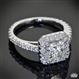 Amphora for Princess Diamond Engagement Ring