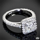 Amphora for Princess Diamond Engagement Ring
