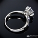 Classic tiffany style Knife-Edge Solitaire Engagement Ring