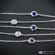 Color Me Mine Diamond and Blue Sapphire Bracelet