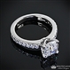 Cushion Cut 5th Avenue Diamond Engagement Ring