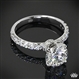 Custom 4 Prong Diamond Engagement Ring