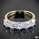 Custom 5 Stone U-Prong Diamond Wedding Ring