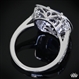 Custom Double Halo Diamond Engagement Ring