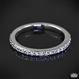 Custom Half Eternity Diamond Wedding Ring