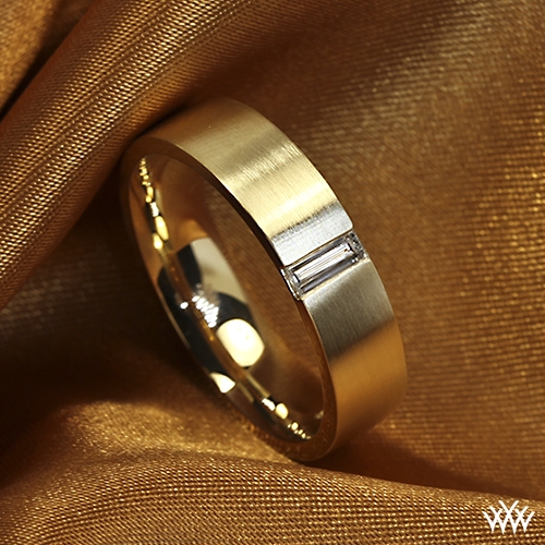 Custom Mens Diamond Wedding Ring | 35504