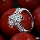 Custom Pear and Baguette Diamond Engagement Ring
