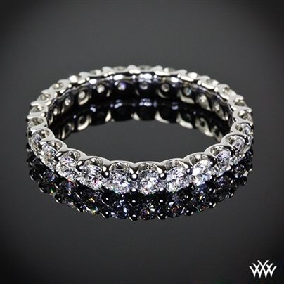 Custom "U-Prong" Diamond Wedding Ring