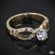 Customized Infinity Diamond Engagement Ring