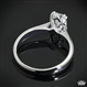 Customized Legato Sleek Line Solitaire Engagement Ring
