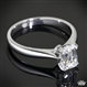 Customized Legato Sleek Line Solitaire Engagement Ring
