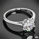 Felicity Solitaire Engagement Ring by Vatche