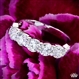 Five Stone Shared Prong Diamond Wedding Ring