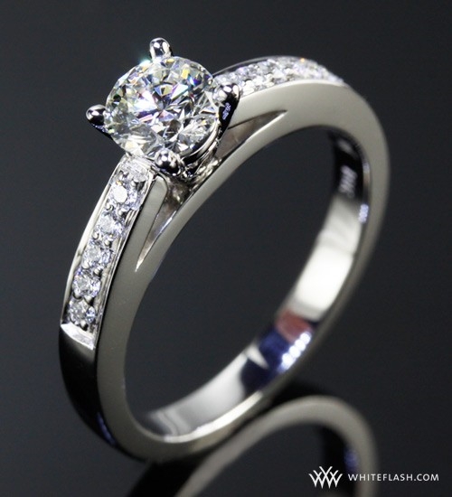 Flush Fit Diamond Engagement Ring 5601