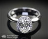 Guinevere Oval Diamond Engagement Ring