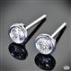 Handmade Full Bezel Diamond Earrings