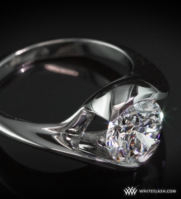 Iris Solitaire Engagement Ring