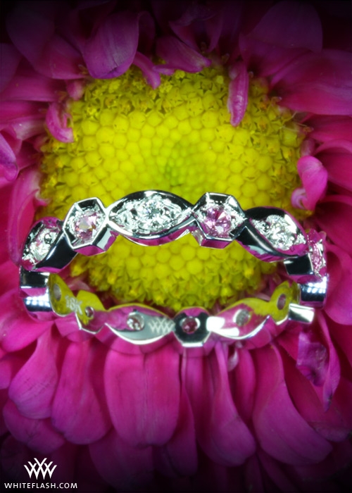womens sapphire wedding band