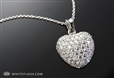 Pave Heart Diamond Pendant