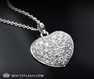 Pave Heart Diamond Pendant
