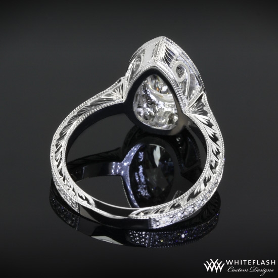 gorgeous pear halo engagement ring