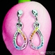 Rainbow Sapphire Earrings
