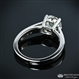 Rounded Open Cathedral Engagement Ring