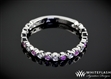 Sapphire and Diamond Bezel Right Hand Ring