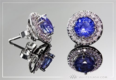 Sapphire and Diamond Earring Jackets