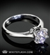 Swan Diamond Engagement Ring