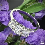 3 Stone Platinum Diamond Engagement Ring