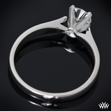Sleek Line Solitaire Engagement Ring