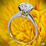Custom 6 Prong Solitaire Engagement Ring