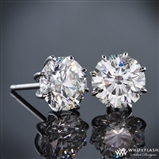 Eight-prong "Martini" Diamond Earrings