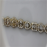 Champagne Halo Diamond Bracelet