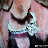 Cushion Cut 5th Avenue Diamond Engagement Ring