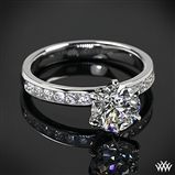 Custom Channel-Set Diamond Engagement Ring