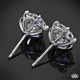 Custom 6 Prong Martini Diamond Earrings