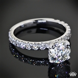 Custom 4 Prong Diamond Engagement Ring
